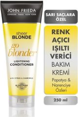 John Frieda Sarı Saçlara Özel Güneş Işıltısı Veren Bakım Kremi 250 ml